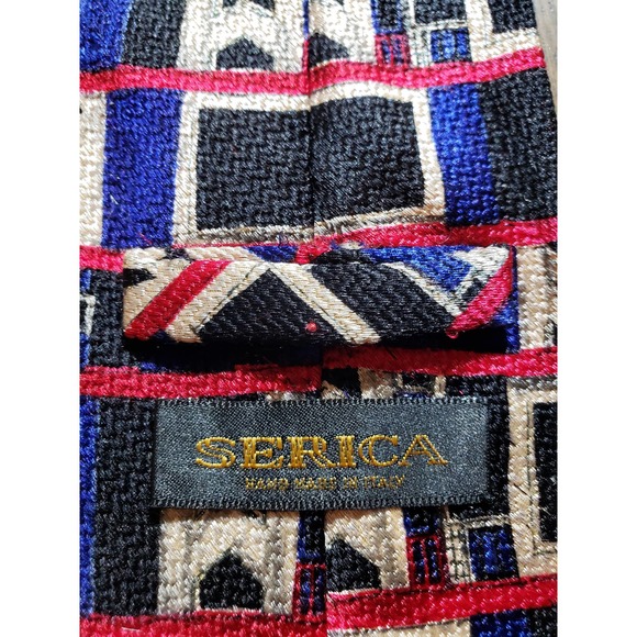 Mens Ties luxury by Principe, Serica, Dimiggio. Stylish, Silk, Italian - Picture 3 of 5